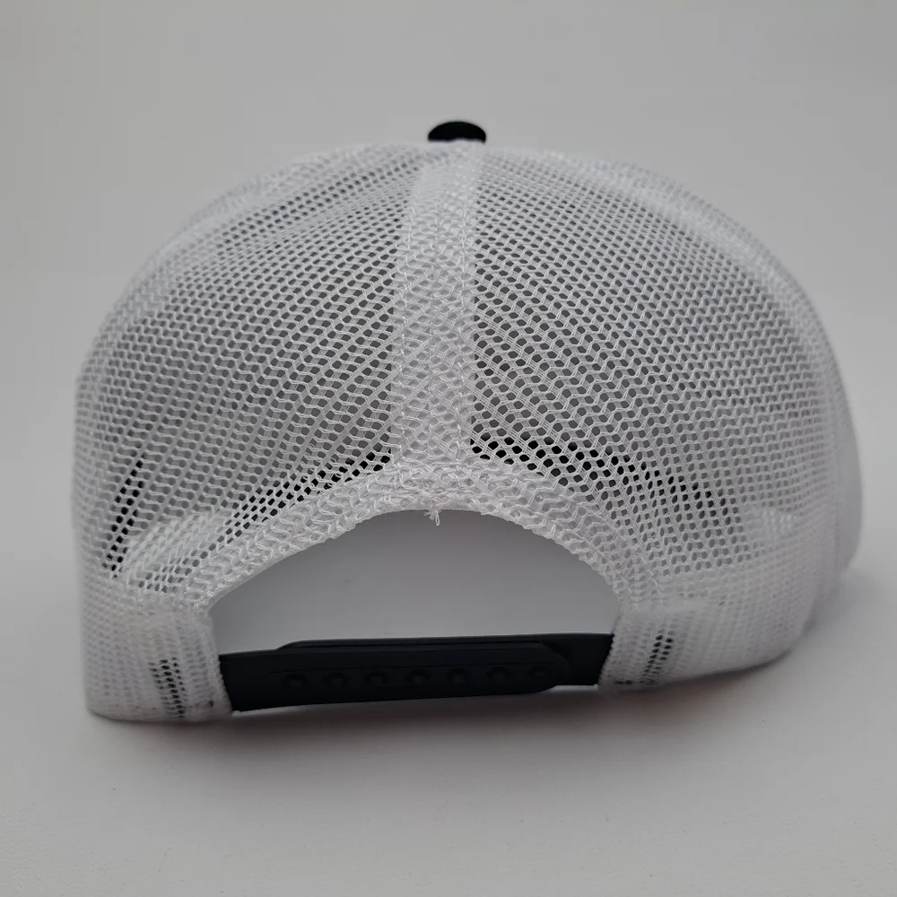 TRD Toyota Richardson 112 Trucker Mesh Snapback Cap Hat Black White